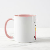 Schweinehähnchen und Maus Freunde Funny Mug Tasse (Links)