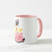 Schweinehähnchen und Maus Freunde Funny Mug Tasse (VorderseiteRechts)