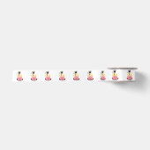 Schweinehähnchen und Maus Freunde Funny Ribbon Satinband (Vorderseite)