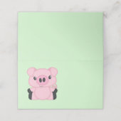 Schweinehälfte Platzkarte (Außenseite Aufgefaltet)