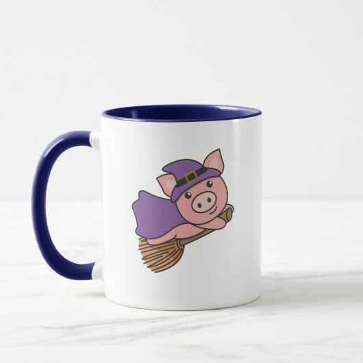 Schweinehalter Hexenkind Hexen Kostüm Tasse (Links)