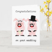 Schweinehaltung Karte (Gelbe Blume)