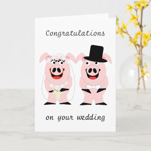 Schweinehaltung Karte (Gelbe Blume)