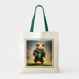 Schweinehaut-Profi: Der Meerschweinchen-Quarterbac Tragetasche