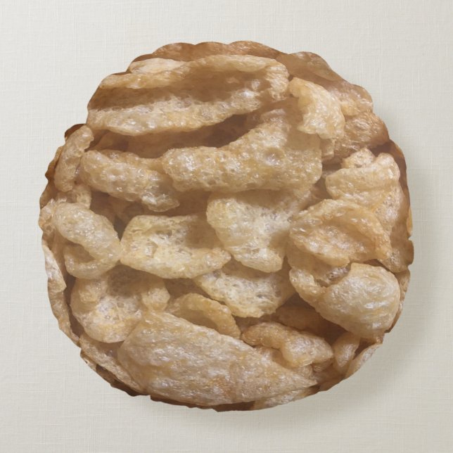 Schweinehäute Rundes Kissen (Vorderseite)