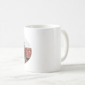 Schweinehund auf einer Traktortasse Kaffeetasse (VorderseiteRechts)