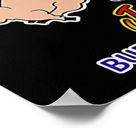 Schweinehupp Express TShirt Poster (Ecke)