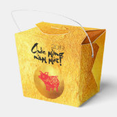 Schweinejahr 2019 Grußschachtel für Vietnamesisch Geschenkschachtel (Rückseite)