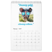 Schweinekalender Kalender (Feb 2027)