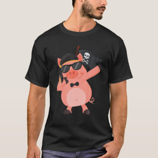 Schweinekanne - Funny Pig Animal Pub Karate T-Shirt