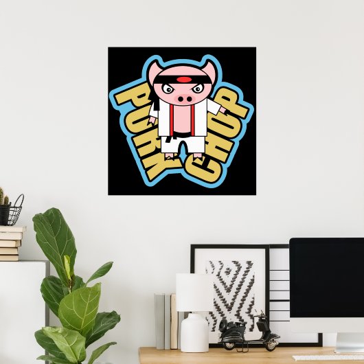 Schweinekanne Poster (Heimbüro)