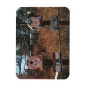 Schweinekanne, Schweine, Idaho Gewitzte Zeichen Magnet (Vertikal)