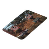 Schweinekanne, Schweine, Idaho Gewitzte Zeichen Magnet (Linke Seite)