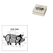 Schweinekasten-Diagramm Gummistempel (Stempel)