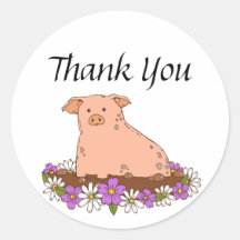 Schweinekleber oder Etikett