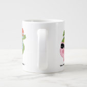 Schweinekoffer Jumbo-Tasse (Rückseite)