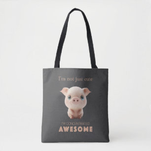 Schweinekonzentriertes Phantastisches Niedliches, Tasche