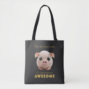 Schweinekonzentriertes Phantastisches Niedliches, Tasche