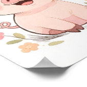 Schweinekopfer lächeln poster (Ecke)