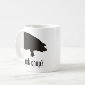 Schweinekotelett Kaffeetasse (Vorderseite Links)