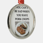 Schweinekoteletts Ornament Aus Metall (Rechts)