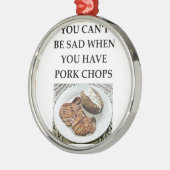 Schweinekoteletts Ornament Aus Metall (Links)