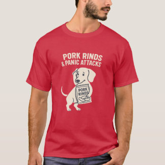 Schweinekrusten & Panikattacken | Ängstlicher Dach T-Shirt