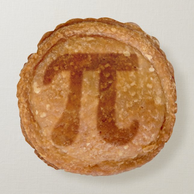 Schweinekuchen Rundes Kissen (Vorderseite)