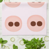Schweineküchenhandtuch Geschirrtuch (Gefaltet)