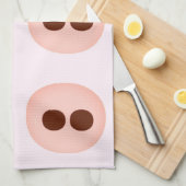 Schweineküchenhandtuch Geschirrtuch (Viertel Falte)
