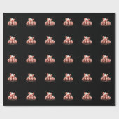 Schweinekunst – Muttersau und Ferkel Geschenkpapier (Flach)