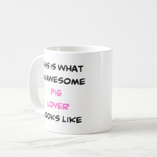 Schweineliebhaber, phantastisch kaffeetasse (Vorderseite Links)