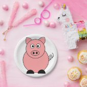 Schweinepapierplatte Pappteller (Party)