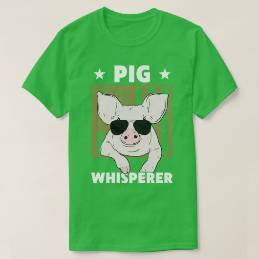 Schweinepferd-Design für Men Hog-Bauer T-Shirt (Design vorne)