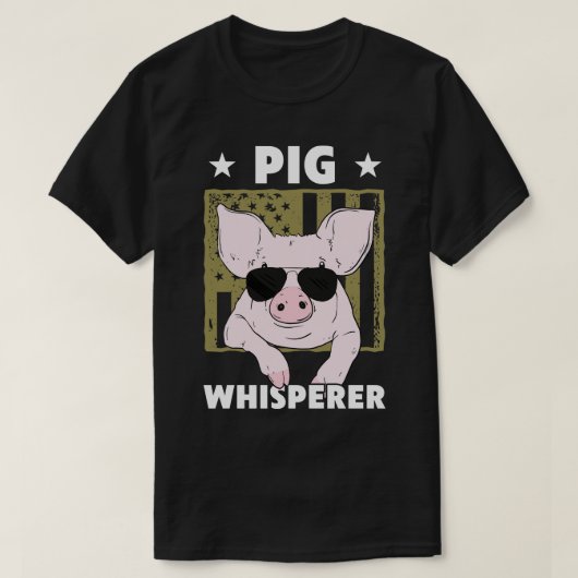 Schweinepferd-Design für Men Hog-Bauer T-Shirt (Design vorne)