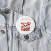 Schweinepilot Geburtstag Button (Beispiel)