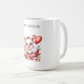 Schweinepilot Geburtstag Kaffeetasse (VorderseiteRechts)