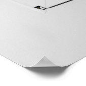 Schweineplakat - 24 x 32 Zoll Poster (Ecke)