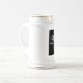 Schweineporträt Bierglas (Vorderseite Links)