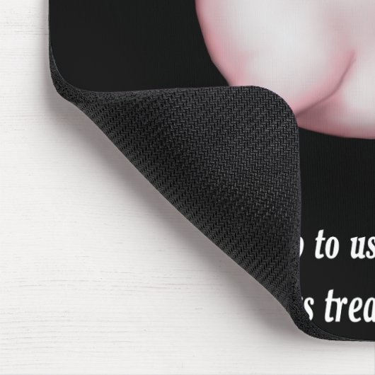 Schweinequalität Mousepad (Ecke)