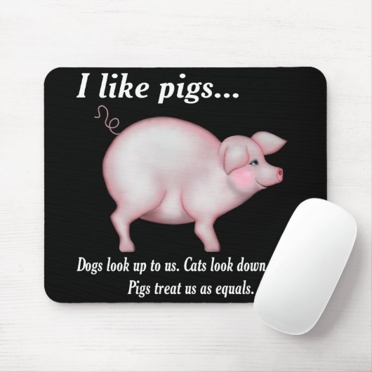 Schweinequalität Mousepad (Mit Mouse)
