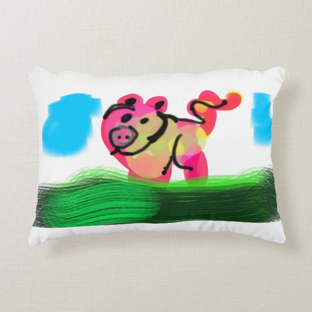 Schweinequelle Dekokissen (Vorderseite)