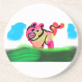 Schweinequelle  getränkeuntersetzer