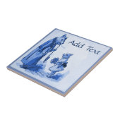 Schweinesaugttel, holländischer Look, personalisie Fliese (Seite)