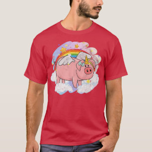 Schweineschirme für Männer Schweine Schweine Rosa T-Shirt