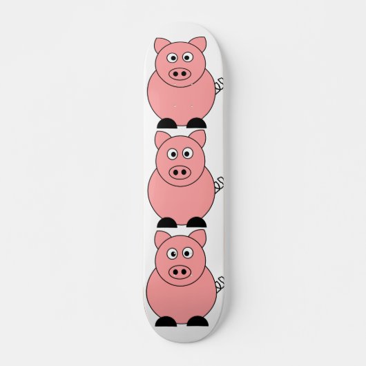Schweineschlachtkarton Skateboard (Vorne)