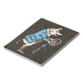 Schweineschleife formale antike Farbe Notizblock (Rotiert)