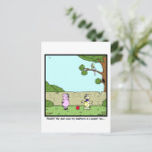 Schweinestall Postkarte (Stehend Vorderseite)