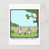 Schweinestall Postkarte (Vorderseite)