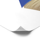 Schweinetanzen auf einem Buchposter Poster (Ecke)